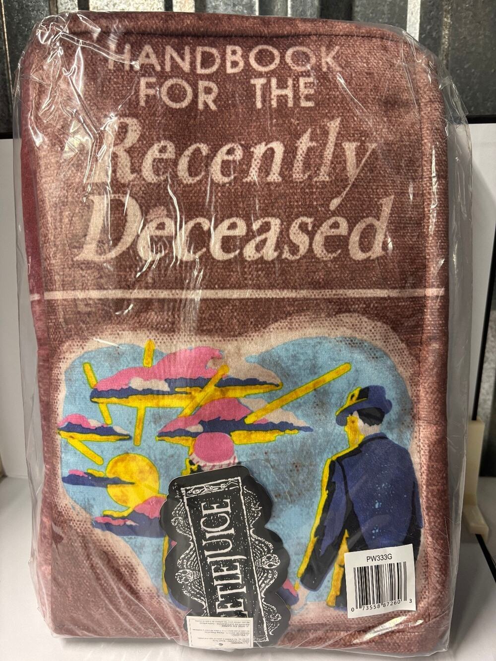 Beetlejuice Handbook for the Recently Deceased Pillow Book Franco NWT Sealed